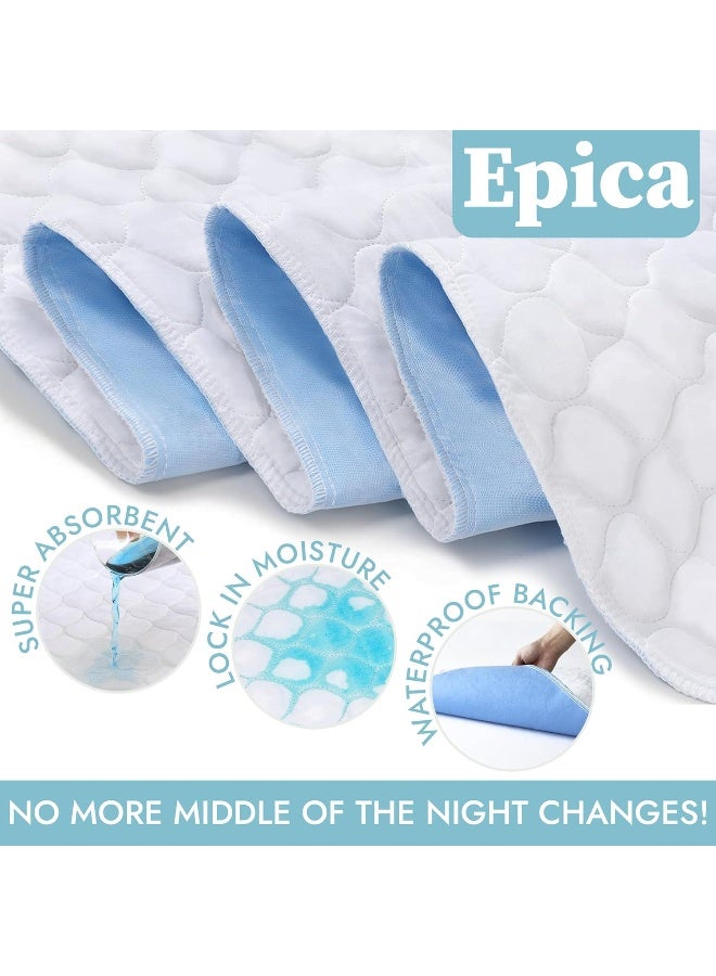 Epica Premium Quality Bed Pad, Quilted, Waterproof, and Washable - Image 3